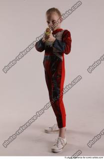 DENISA PILOT STANDING POSE WITH GUN 3